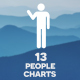 13 People Charts | Infographics Pack - VideoHive Item for Sale