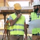 Portrait of Construction Engineers Working on Building Site - VideoHive Item for Sale