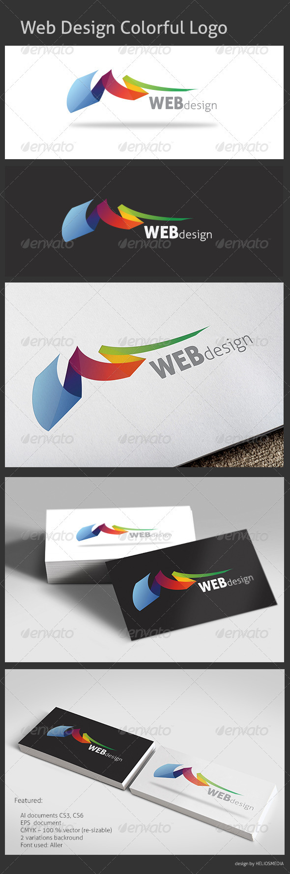 Web Design Colorful Logo