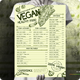 Vegan Food Menu Poster - GraphicRiver Item for Sale