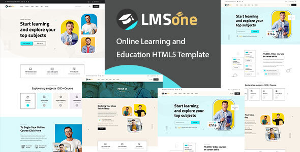 LMSOne – Online Learning And Education HTML Template