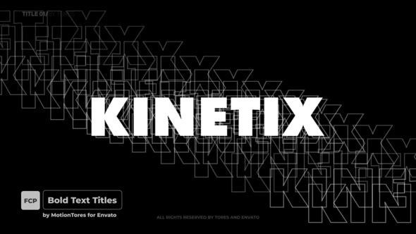 Bold Text Titles \ FCPX alt