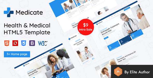 Medicate – Health & Medical HTML Template