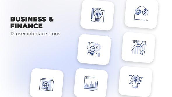 Business and Finance - User Interface Icons alt