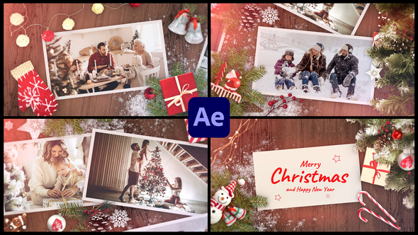 Christmas & New Year Slideshow Opener for After Effects alt