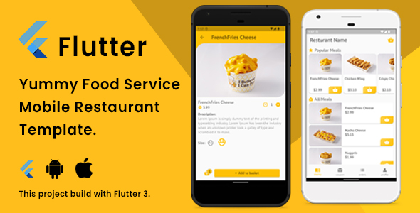 Yummy Food Services UI Template