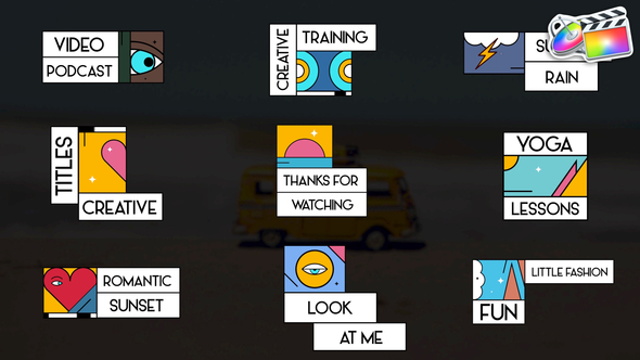 Creative Titles for FCPX alt