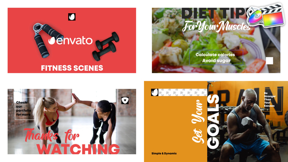 Fitness Slideshow for FCPX alt