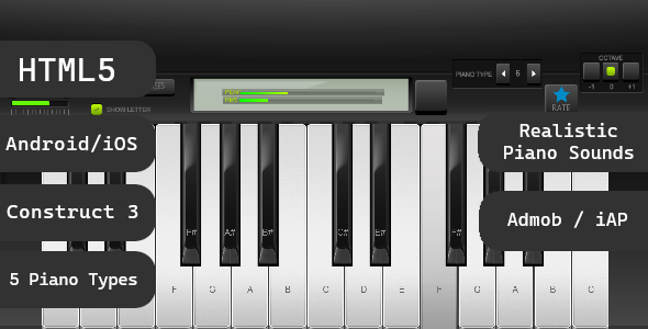 Virtual Piano - HTML5