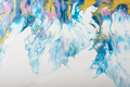 Fluid acrylic painting in pink and blue colors - PhotoDune Item for Sale