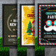 Merry Christmas & Happy New Year Party Flyers & Poster Bundle - GraphicRiver Item for Sale