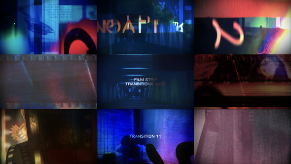 Old Film Strip Transitions Pack alt