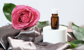 rose petals oil. essential oil for face care and skin moisturizing. a bottle of aroma oil  - PhotoDune Item for Sale