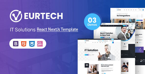 Eurtech - IT Solutions React NextJS Template