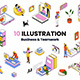 Collection of Isometric Illustrations on various topics - GraphicRiver Item for Sale