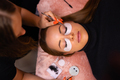 Female Client Going Through Eyelash Extension Procedure - PhotoDune Item for Sale