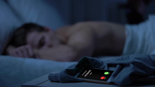 Husband Calling While Male Sleeping Deeply, Missing Call, Same-Sex Relations