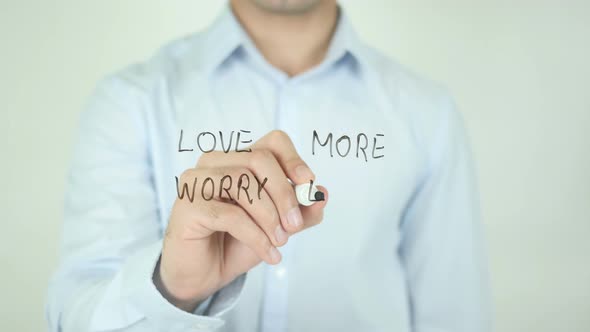 Love More Worry Less, Writing On Screen