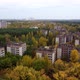 Drone Footage of Previously Chernobyl Residential Buildings - VideoHive Item for Sale