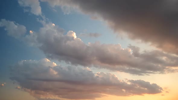 Sunset Clouds Timelapse