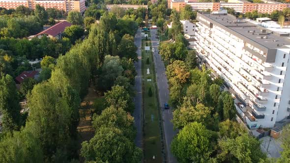 Chasing a car with a drone