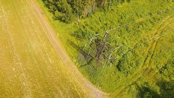 High Voltage Power Line