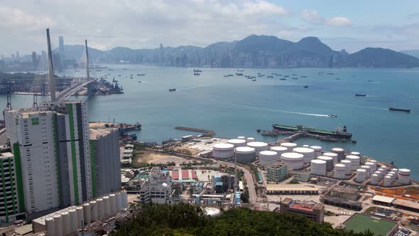 Container Port Hong Kong Oil Pumping and Tanker