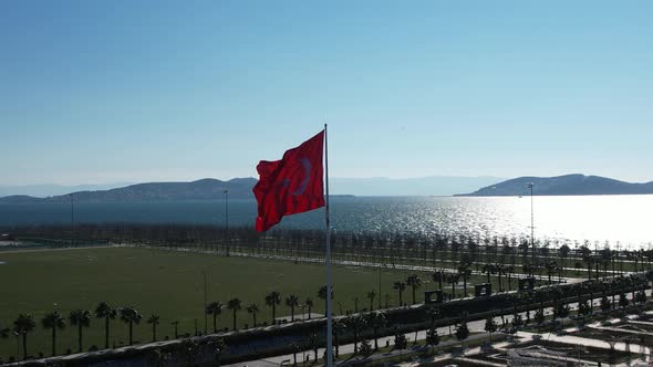 Turkish Turkey Flag