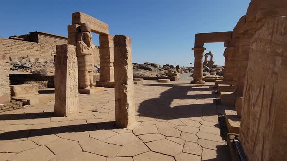 Kalabsha Temple on an island in Nubia next to Lake Nasser, Aswan, Egypt.