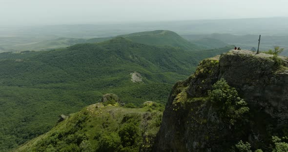 Fortress ruins, where the Georgians were fighting against the Persian invaders.