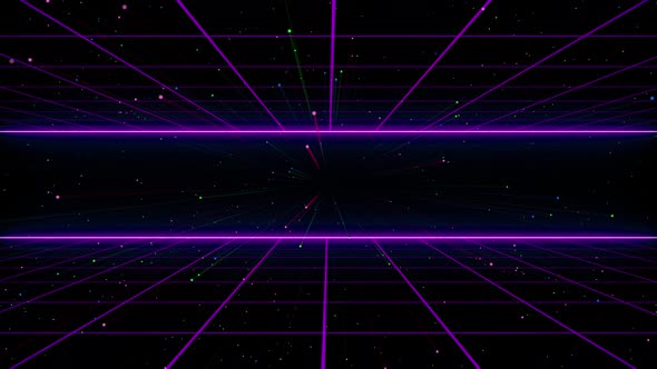 Abstract Retro Style 1980s alt