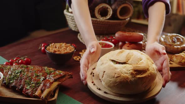 Putting Soup in Bread and Opening