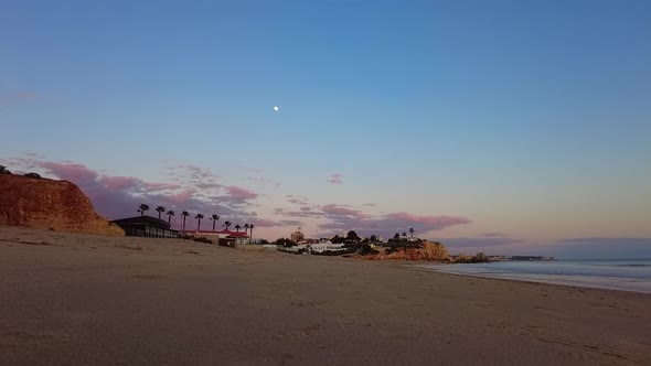 Time Lapse on a Empty Beach