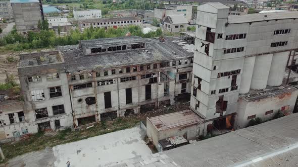 Industrial Factory Buildings in Very Dilapidated Condition