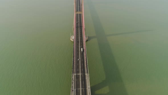 Suspension Cable Bridge in Surabaya