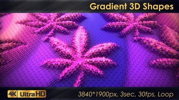 Gradient 3D Shapes
