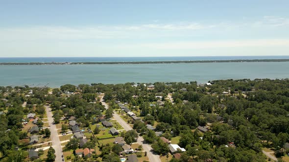 Aerial Footage Residential Homes In Morehead City North Carolina