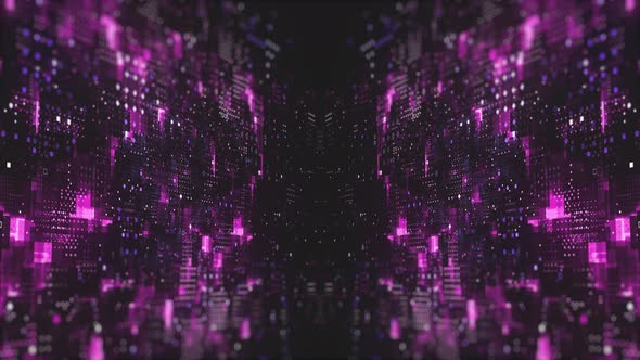 Abstract Futuristic Grid