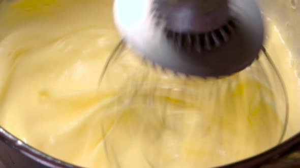 Whisking Egg Yolks with Sugar