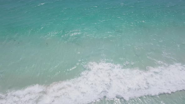 Sand Waves Coast Beach - Drone Shot 1