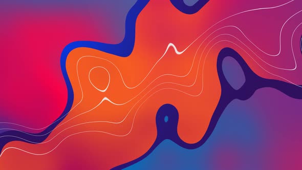 Abstract Gradient wavy background