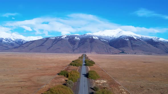 Patagonia Argentina. Famous road at town of El Calafate at Patagonia Argentina. Patagonia road lands