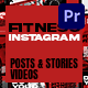 Fitness Promo Mogrt | Instagram Posts and Stories - VideoHive Item for Sale