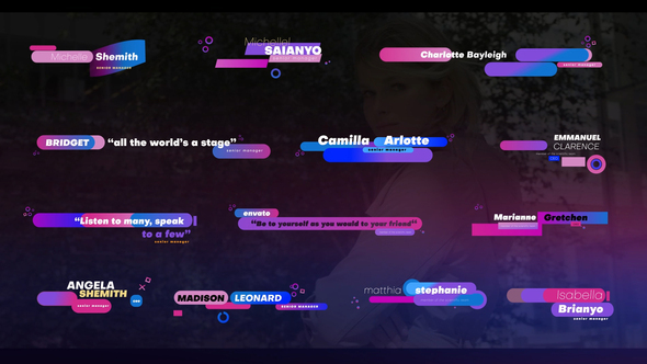 Dynamic and Creative Lower Thirds alt