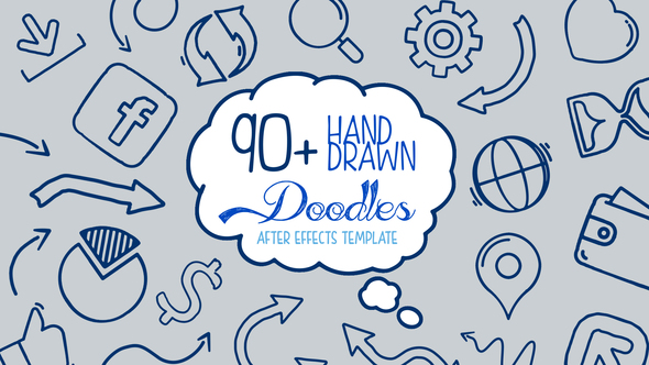 Hand Drawn Doodle Pack After Effects