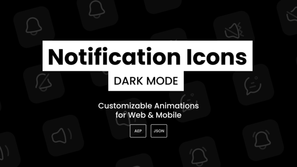 Notification Icons Dark Mode