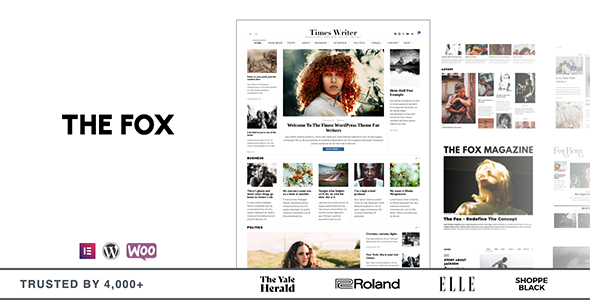 The Fox - Minimal News, Blog, Magazine WordPress Theme