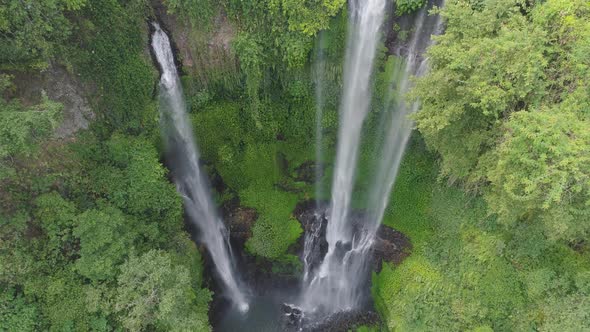 Beautiful Tropical Waterfall BaliIndonesia