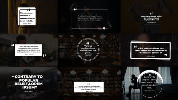 Quotes Titles 1.0 |  FCPX