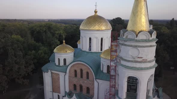 The Savior Transfiguration Cathedral Church in Chernihiv, Ukraine